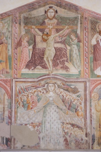Fresco of the church of Santa Maria della Misericordia in Falconara Marittima