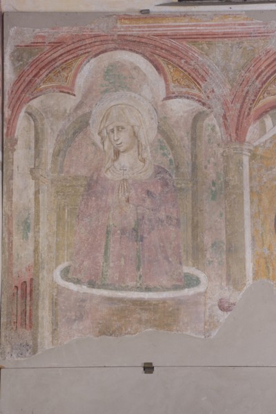 Fresco of the church of Santa Maria della Misericordia in Falconara Marittima