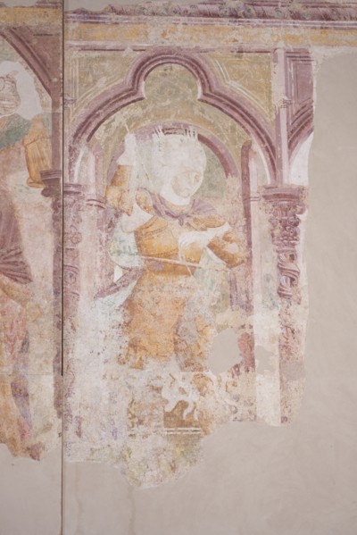 Fresco of the church of Santa Maria della Misericordia in Falconara Marittima