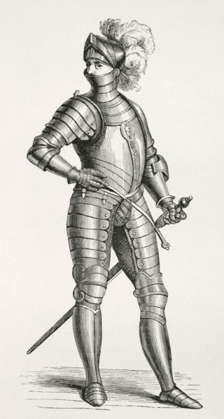 Knight in armour