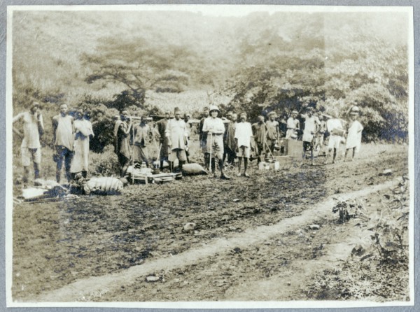 May Bungey at Kibos station