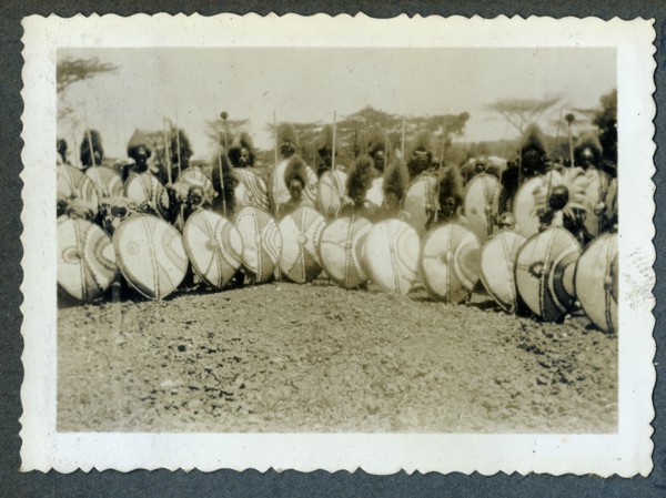 Nandi tribesmen from "Africa Speaks" film