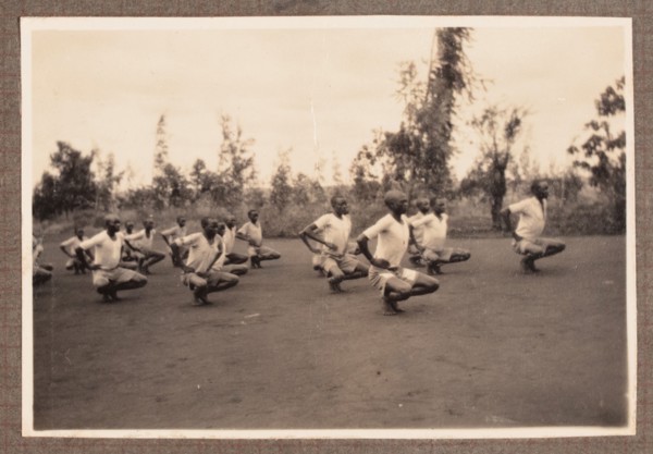 The Bungeys in their garden, Machakos