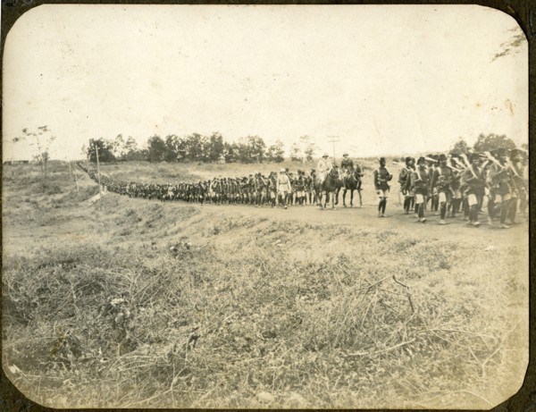 K.A.R. soldiers marching, WW1