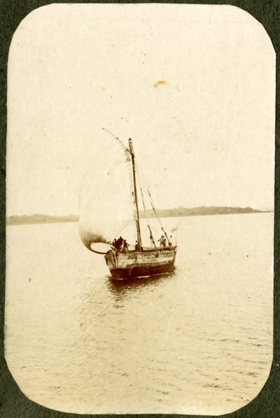 Dhow on lake