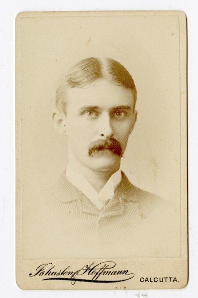 Studio portrait of Edmund Hunt Dring, Calcutta
