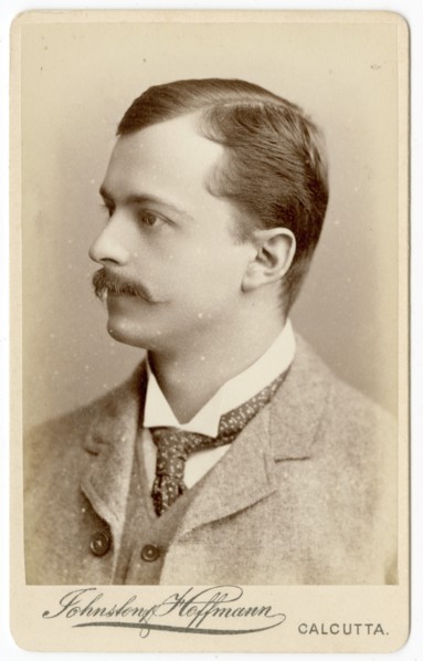 Studio portrait of W. V. Spink, Calcutta