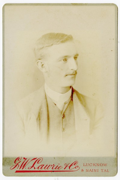 Studio portrait of Chas H. Harris, Calcutta