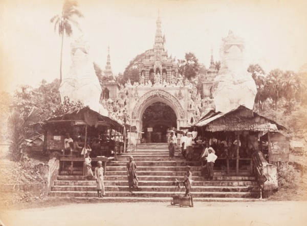 Entrance to Shwedagon Pagoda, Rangoon