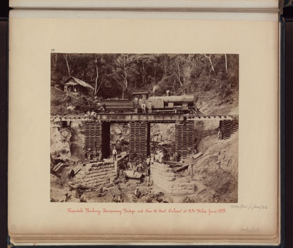 Haputale Railway, Temporary Bridge