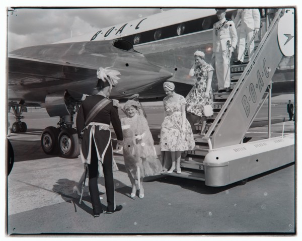 Queen Mother arrival in East Africa