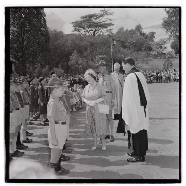 HM the Queen Mother at All Saints Cathedral, Nairobi