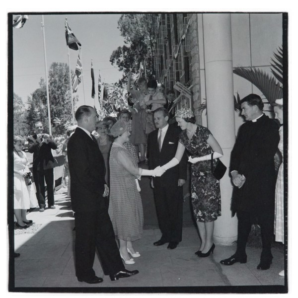HM the Queen Mother at County Hall, Nairobi