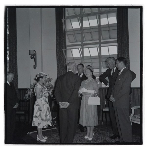 HM the Queen Mother at County Hall, Nairobi