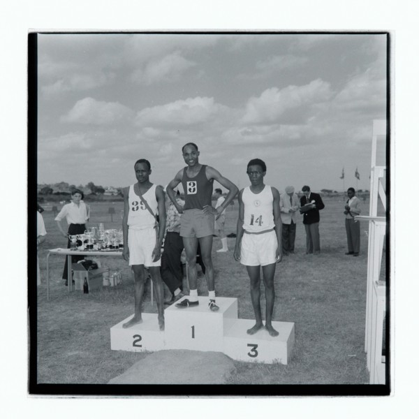 Post Office sports competition medal ceremony
