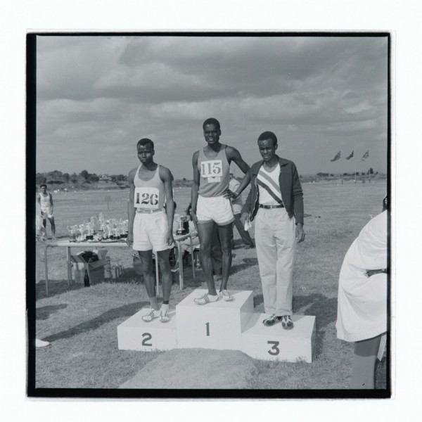 Post Office sports competition medal ceremony