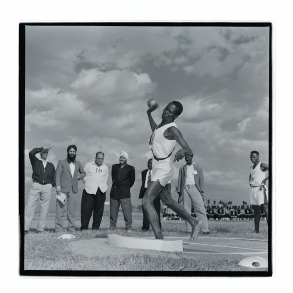 Post Office sports competition shot put