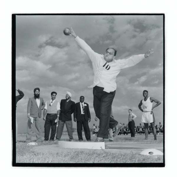 Post Office sports competition shot put
