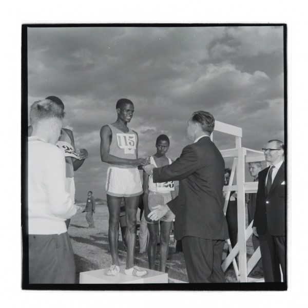 Post Office sports competition medal ceremony