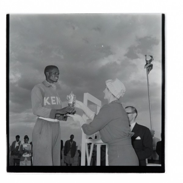 Post Office sports competition medal ceremony