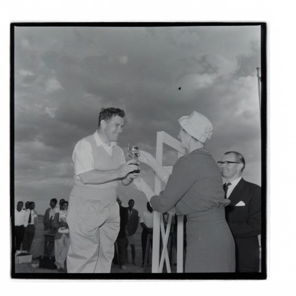 Post Office sports competition medal ceremony