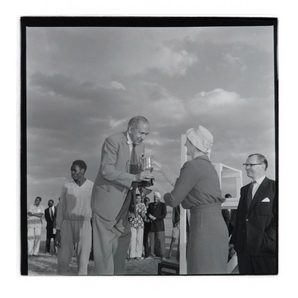 Post Office sports competition medal ceremony