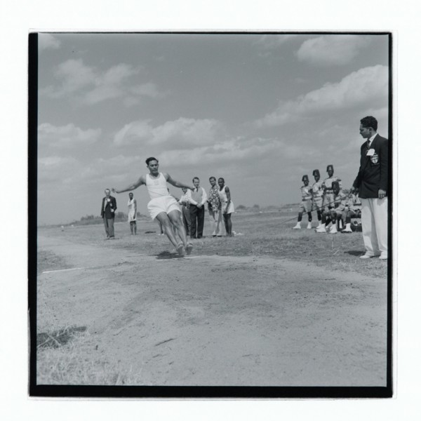 Post Office sports competition long jump