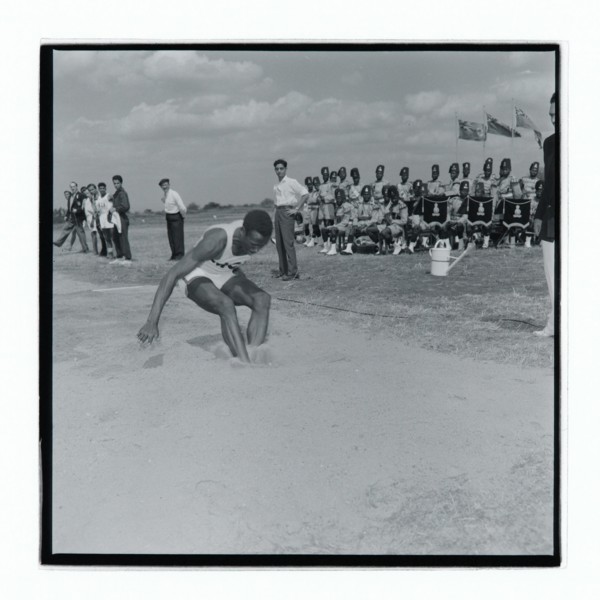 Post Office sports competition long jump