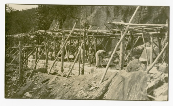 Construction work on plantation