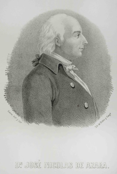 Jose Nicolas de Azara (1730-1804). Spanish politician and diplomat. Portrait. Illustration by