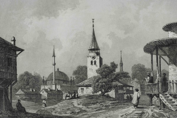 Ottoman domination. Europe. Razgard (today Bulgarian territory). Engraving by Lemaitre, Danvin and