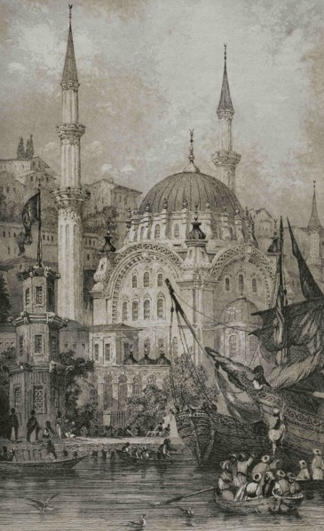 Ottoman Empire. Turkey. Constantinople (today Istanbul). Mosque of Sultan Mahmud II (The Tophane or