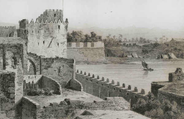 Ottoman domination. Acre (today Akko in northern territory of Israel). Walls of Saint Jean d'Acre.