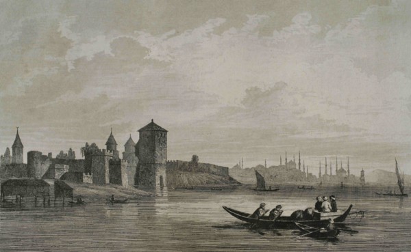 Ottoman Empire. Turkey. Constantinople (today Istanbul). Yedikule Fortress or "Fortress of the