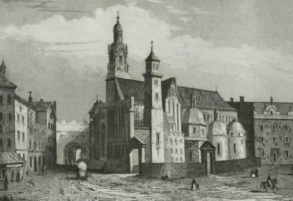 Poland, Krakow. Wawel Cathedral. Polish national sanctuary. It has traditionally served as