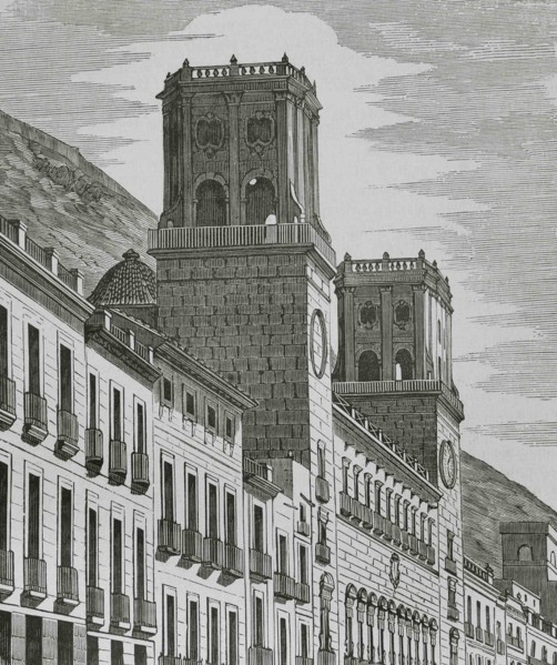 Spain, Alicante. City Council. Baroque civil building erected during the 18th century, designed by