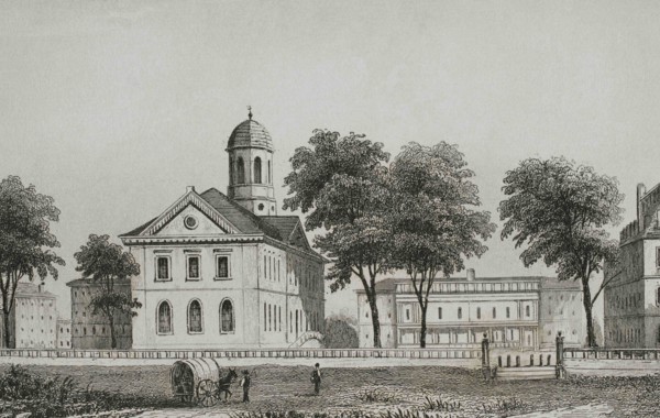 United States. Harvard University in Cambridge, Massachusetts, near Boston. Established in 1636,
