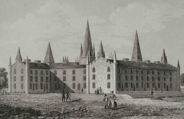 United States, Ohio, Gambier. Old Kenyon at Kenyon College. It was founded by Bishop Philander