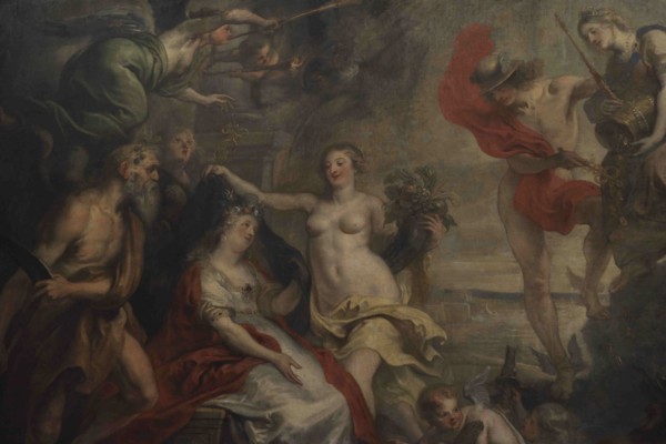 Theodoor van Thulden (1606-1669). Flemish painter. Allegory of the Dutch city of Antwerp. The