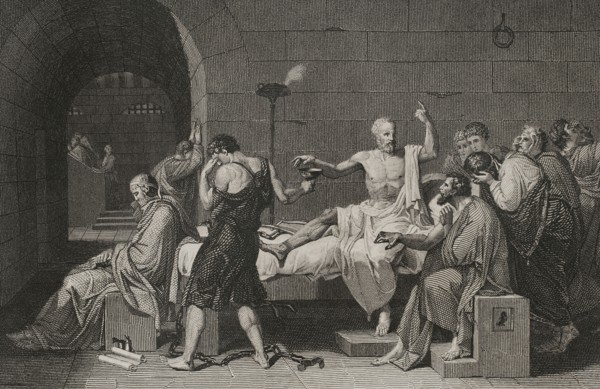 Socrates (ca. 470 BC - 399 BC). Greek philosopher. Accused of corrupting the youth, he was