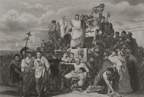 Gaius Julius Caesar (100 BC - 44 BC). Roman politician, general and writer. In 60 BC he established