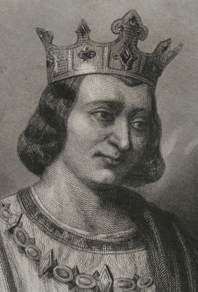 Louis IX or Saint Louis (1214-1270). King of France (1226-1270). Portrait. Engraving by Geoffroy.
