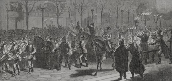 Franco-Prussian War (1870-1871). On 1 March 1871, the Prussian army entered Paris in a symbolic