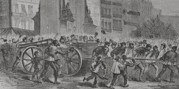 France. Paris Commune. Popular revolutionary movement that took power in Paris from 18 March to 28