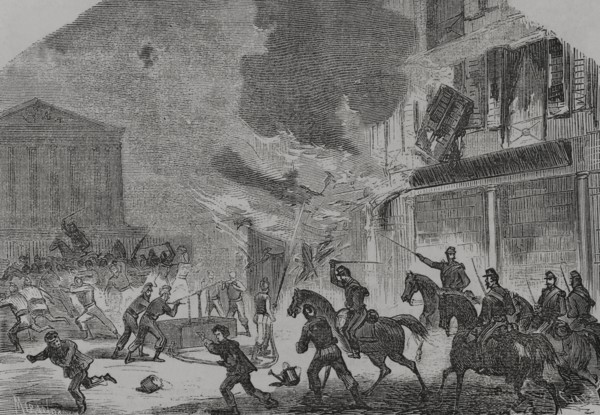 France. Paris Commune. Popular revolutionary movement that took power in Paris from 18 March to 28
