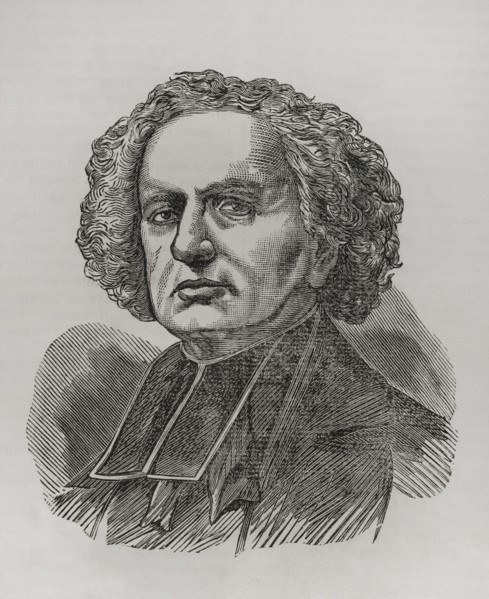 Gaspard Deguerry (1797-1871). French ecclesiastic, parish priest of the Madeleine, executed on 24