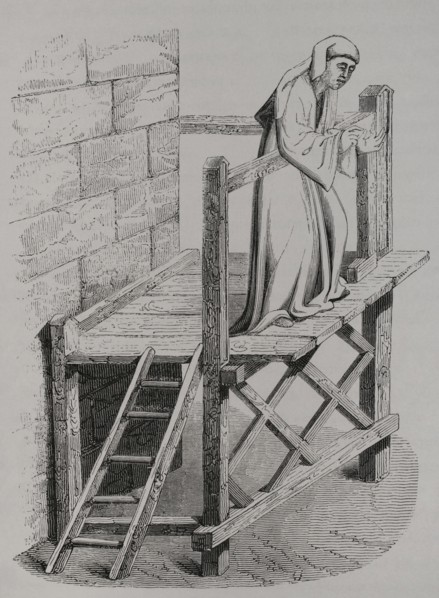 Flemish doctor haranguing the people in the open street. Engraving after a miniature in