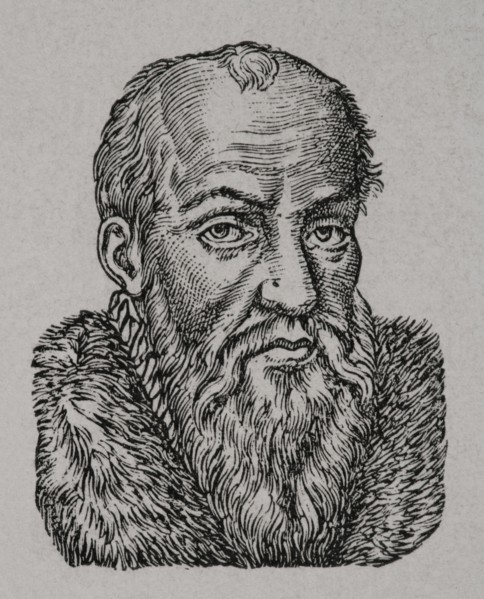 Jacques Cujas (1522-1590). French jurist. Portrait. Engraving. Sciences & Lettres au Moyen Age et a