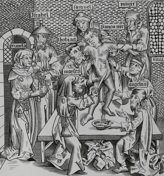Simon of Trent (1472-1475). Italian infant protagonist of a blood libel according to which he was