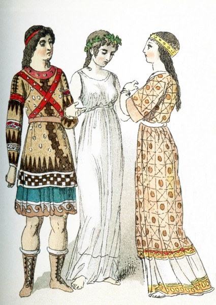 The figures in this illustration, which dates to 1882, represent people living in Asia Minor